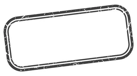 Blank stamp. blank rectangular stamp on white background Stock Illustration