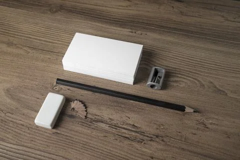 Blank stationery elements Stockfoto's