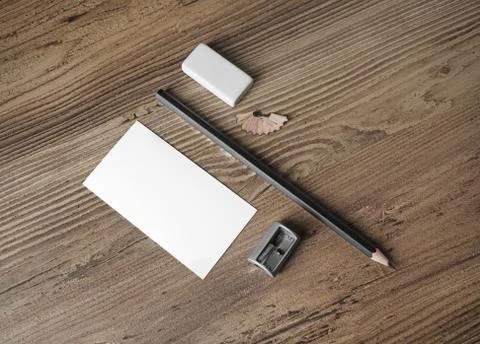 Blank stationery elements Stockfoto's