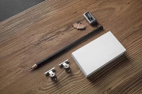 Blank stationery mock up Stock Photos