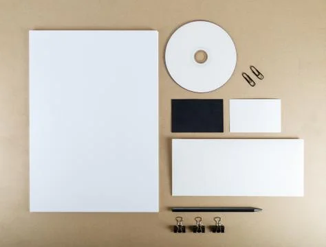 Blank stationery Stock Photos