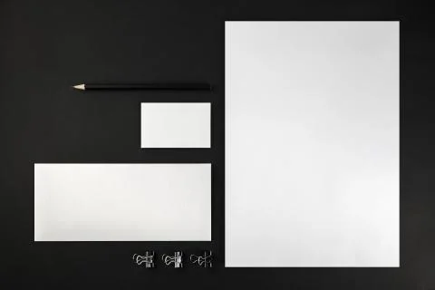 Blank stationery Stock Photos