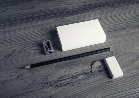 Blank stationery set Stock Photos