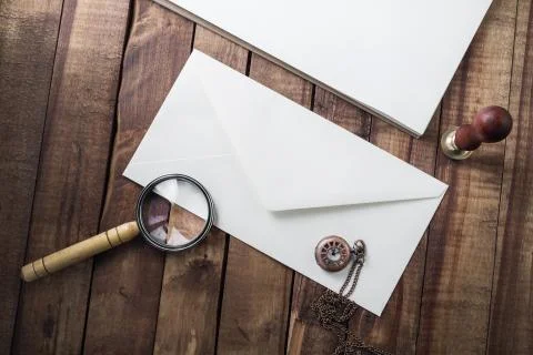Blank stationery set Stock Photos