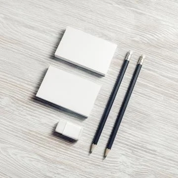 Blank stationery set 库存照片