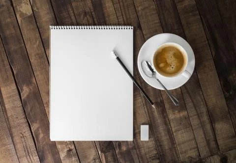 Blank stationery template Stock Photos