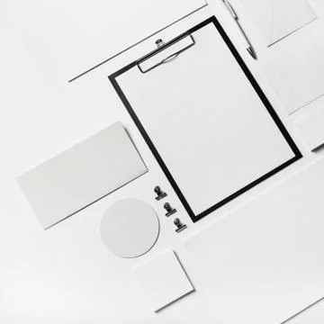 Blank stationery template Foto stock
