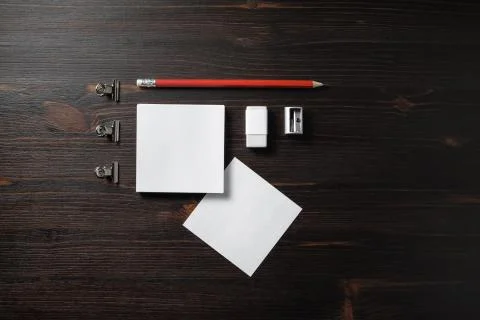 Blank stationery template Stock Photos