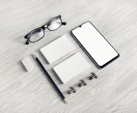 Blank stationery template Stock Photos