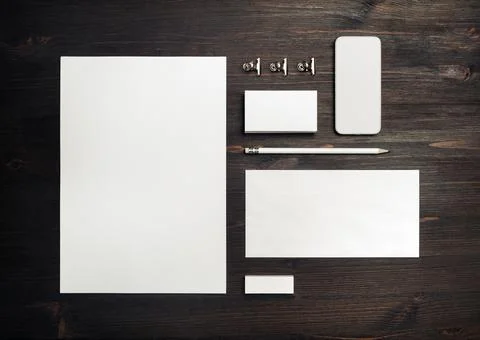 Blank stationery template Stock Photos