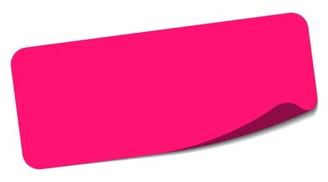 Blank sticker. blank label Stock Illustration
