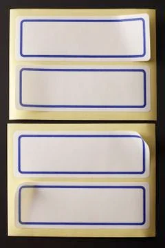 Blank sticker Stock Photos