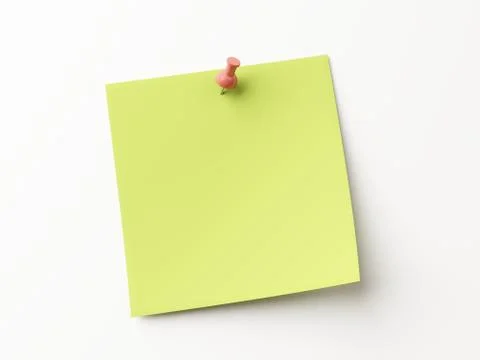 Blank Sticky Note Stock Illustration