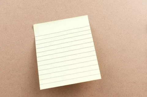 Blank sticky note Stock Photos