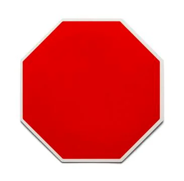 Blank Stop Sign Stock Photos