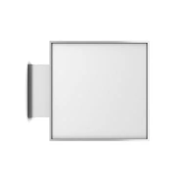 Blank store signboard Stock Illustration