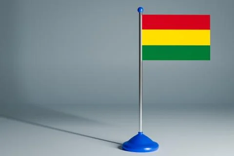 Blank table flag , suitable for design, mockup. Stock Photos