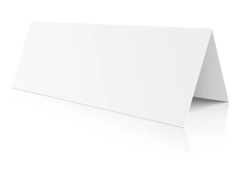Blank Table Paper Card Stock Illustration
