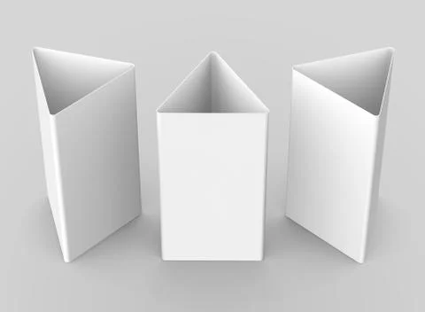 Blank table tent Stock Illustration