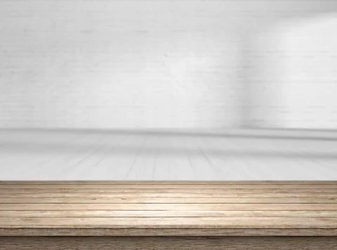 Blank table top in front of blurry room - Illustration Stock Illustration