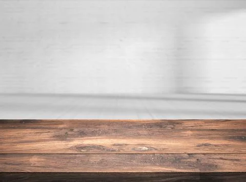 Blank table top in front of blurry room - Illustration Stock Illustration