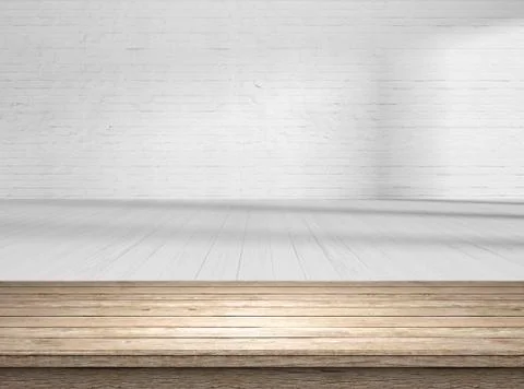 Blank table top in front of blurry room - Illustration Stock Illustration