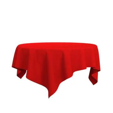 Blank tablecloth Stock-Illustration