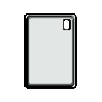 Blank tablet case pixel art vector illustration Stock-Illustration