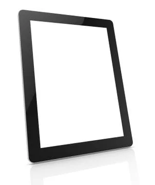 Blank tablet computer concept illustration Stock Illustration