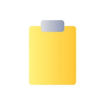 Blank tablet flat gradient two-color ui icon 스톡 일러스트