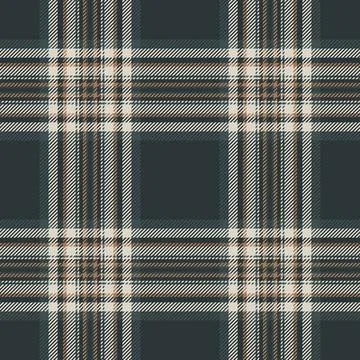 Blank tartan pattern textile, glamour check fabric seamless. Harvest plaid .. イラスト素材