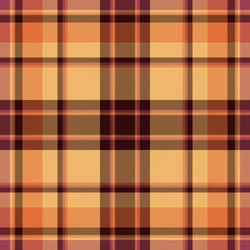 Blank tartan vector textile, simple pattern check fabric. Stitched seamless.. Stock Illustration