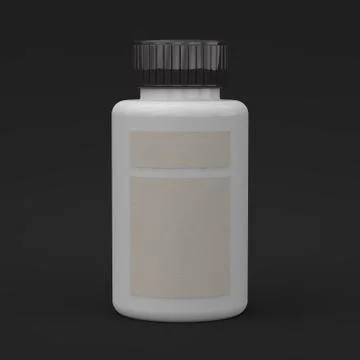 Blank template jar. 3D rendrering Stock Illustration