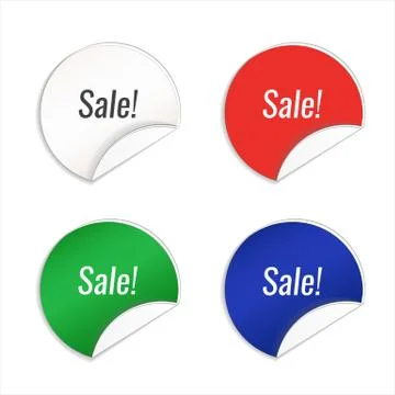 Blank  template label Stock Illustration