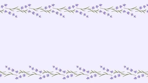Blank template with lavender border Иллюстрация