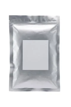 Blank template Packaging Foil wet wipes Pouch Medicine or for cosmetics. Food Pa Stock Photos