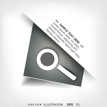 Blank for text with infographic elements Stockillustratie