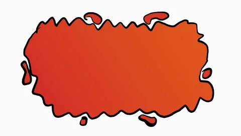 Blank text template with orange ink splash design Stock Footage 276323072