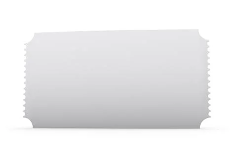 Blank Ticket Stock Illustration