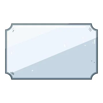 Blank ticket template design with copy space Stock Illustration