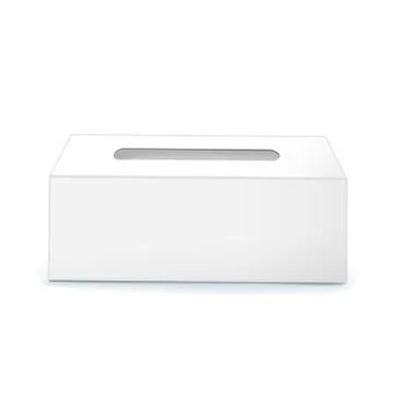 Blank tissue box Stock Illustration
