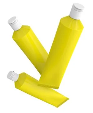 Blank toothpaste mockup Stock Illustration