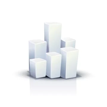 Blank town icon Stock Illustration