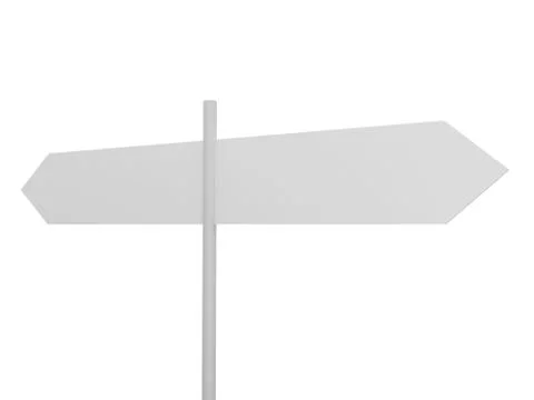 Blank traffic sign Stock Illustration