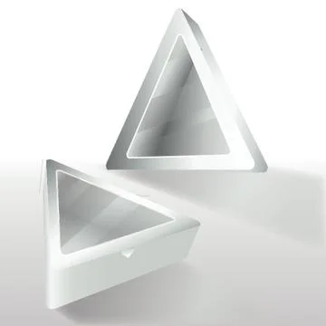 Blank Triangular Package イラスト素材