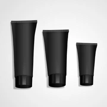 Blank tubes set Stock Illustration