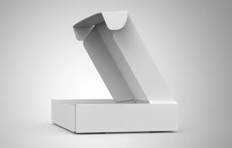 Blank tuck top box template Stock Photos