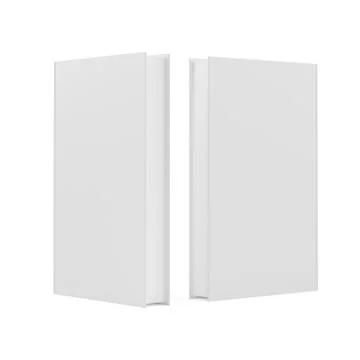 Blank two book cover Stock Illustration