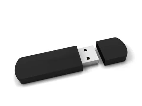Blank usb flash drive Stock Illustration