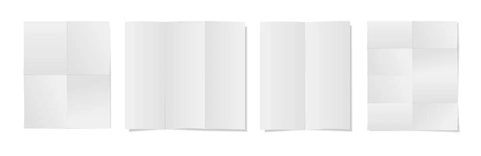 Blank Vector mock up featuring clean white pages, realistic 3D rendering with 스톡 일러스트